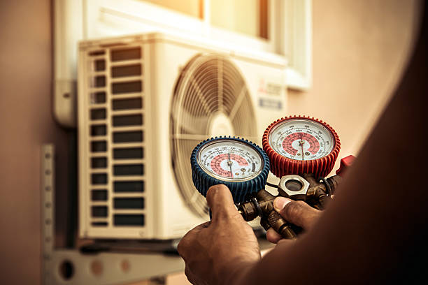 Professional Heat Pump Repair technician working in Lyman, WY